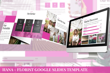 Hana - Florist Google Slides Template