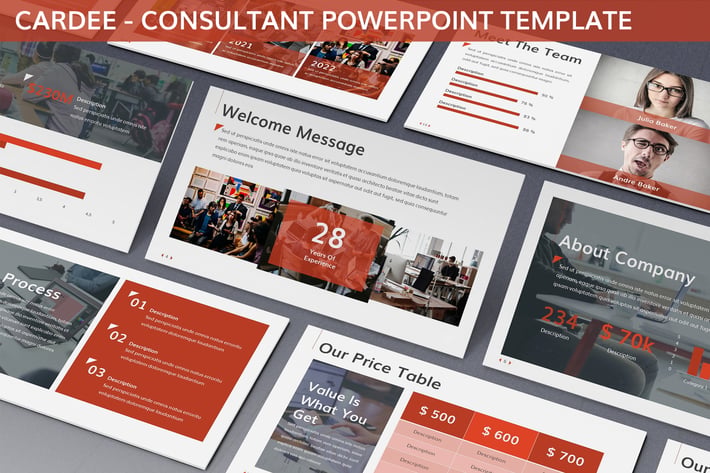 Cardee - Consultant Powerpoint Template