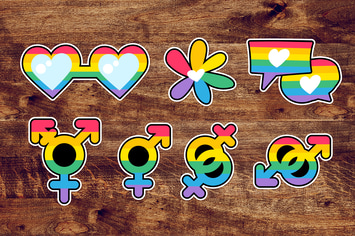 LGBTQI Pride Labels Set