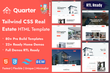 Quarter - Real Estate Template