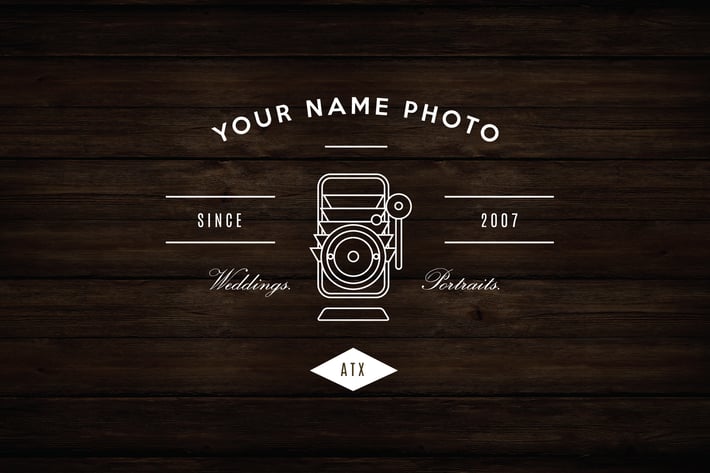 Vintage Camera Logo