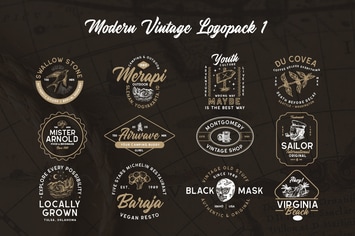 Modern Vintage Logopack 01