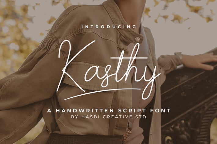 Kasthy - Script Handwritten