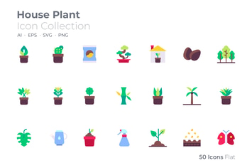 House Plant Color Icon