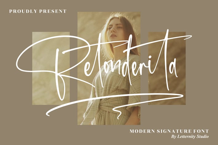 Retonderita Modern Siganture Font
