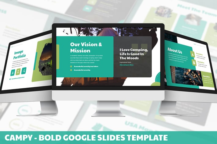 Campy - Bold Google Slides Template