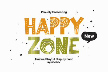 Happy Zone - Cool Fun Fonts