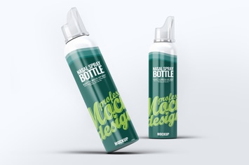Nasal Spray Bottle Mock-Up