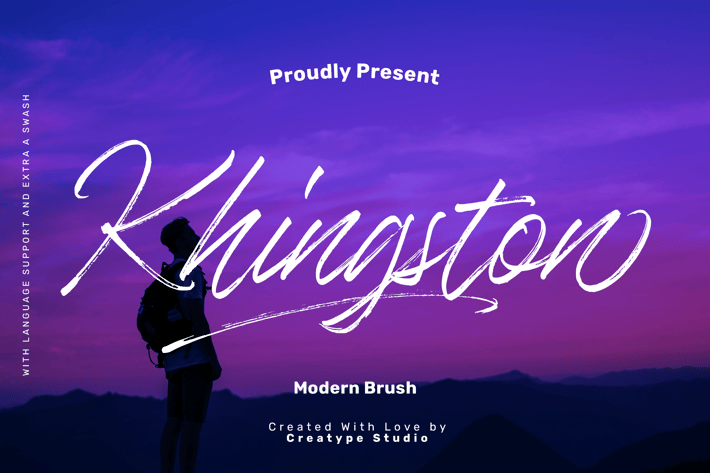 Khingston Brush Script