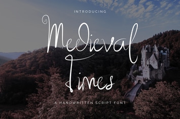 Medieval Times - Handwritten Script Font