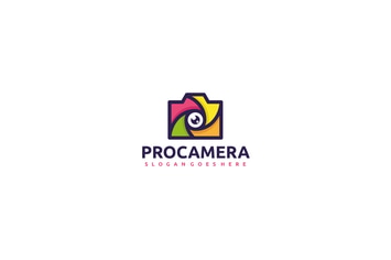 Colorful Camera Logo