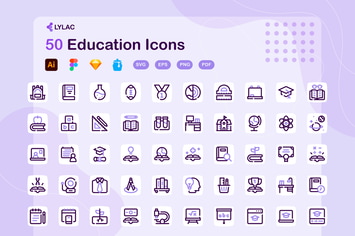 Lylac - Education Icons