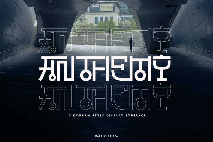 Anthemy Korean Display Font