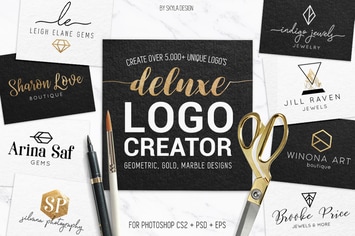 Deluxe gold logo creator kit