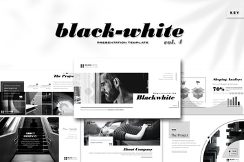 Black White Vol. 4 - Keynote Template