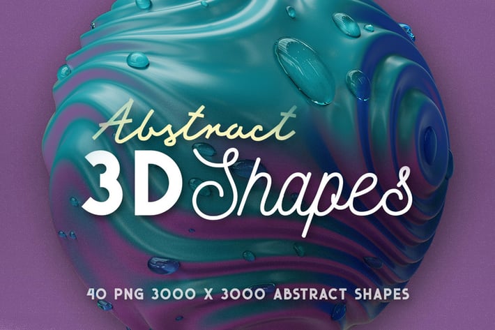 40 Abstract 3D Shapes