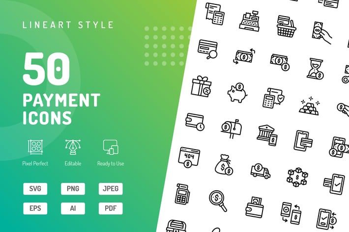 Payment Line Icons