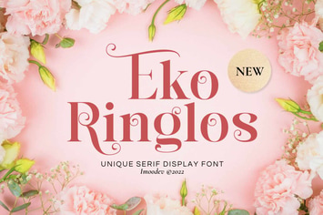Eko Ringlos - Beautiful Serif Fonts