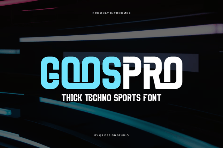 Goospro - Thick & Sport Font