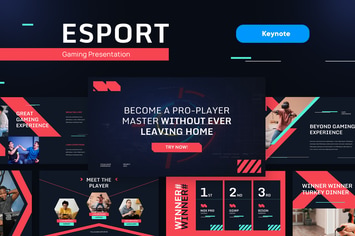 ESPORT - Gaming and Tech Keynote Template