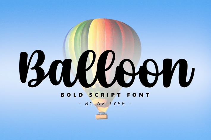 Balloon Script Font