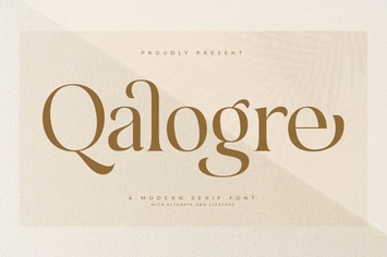 Qalogre A Modern Serif Font