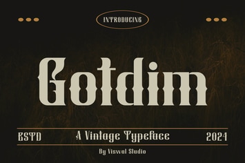 Gotdim - Vintage Font 