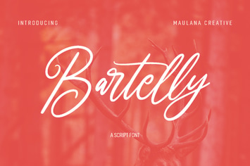 Bartelly Script Font