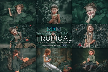 Tropical ( Photoshop Actions and  presets )