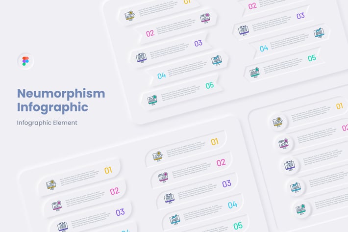 Neumorphism Infographic