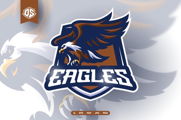 Eagle Mascot Logo
