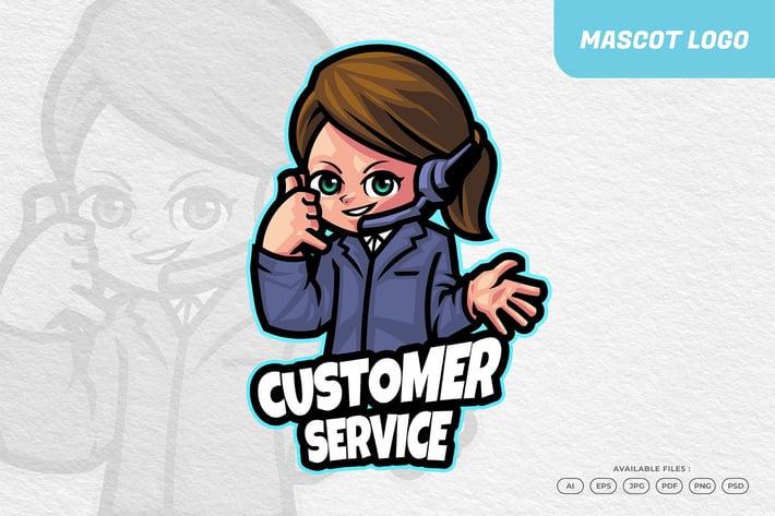 Customer Service Business Logo