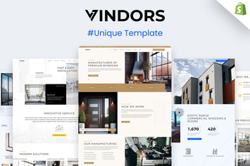 Vindors - Door Systems & Windows Shopify Theme 
