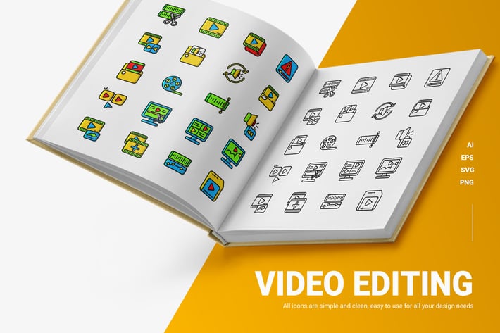 Vidio Editing - Icons