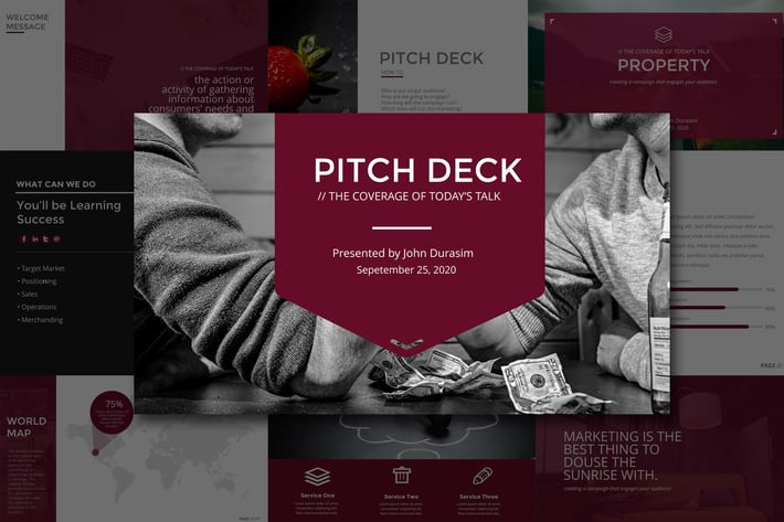 Business Pitch Deck Keynote