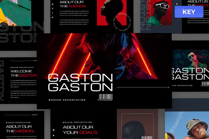 Gaston - Keynote Presentation Template