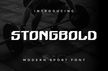 Stongbold - Modern Display Font