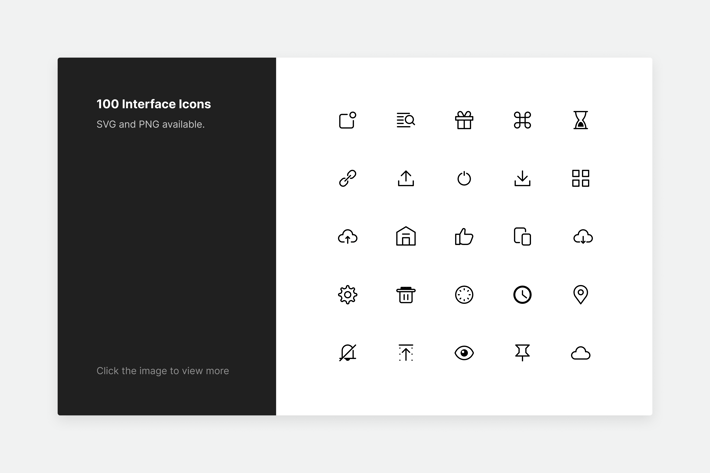 Interface Icons - Line style