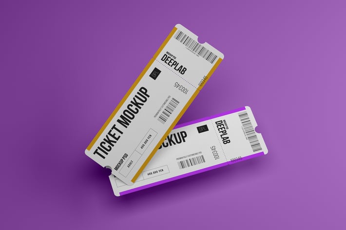 Event Ticket Mockup