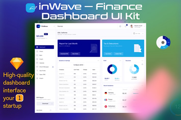 20_Overview. inWave — Finance dashboard UI Kit