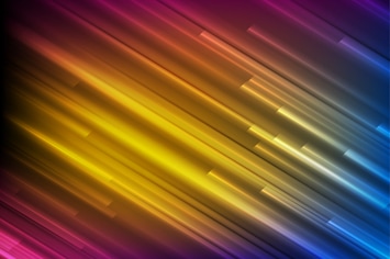 Colorful neon glowing stripes