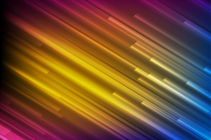 Colorful neon glowing stripes