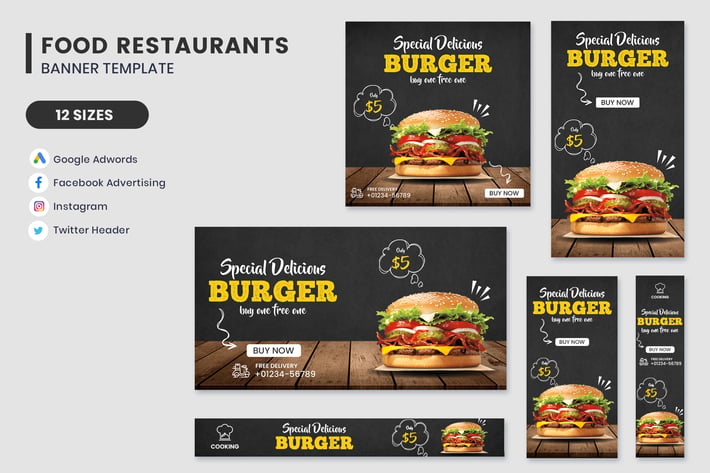 Food Banner Template