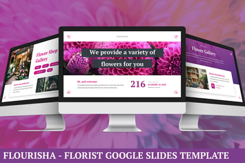 Flourisha - Florist Google Slides Template