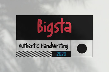 Bigsta - Handwritten Journal Font