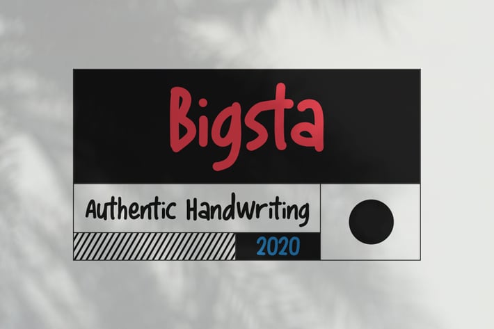 Bigsta - Handwritten Journal Font