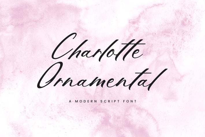 Charlotte Ornamental Calligraphy Font