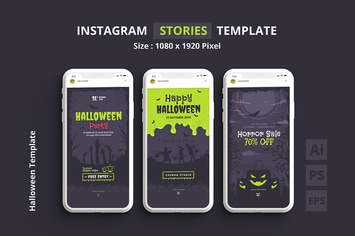 Halloween Instagram Stories Template