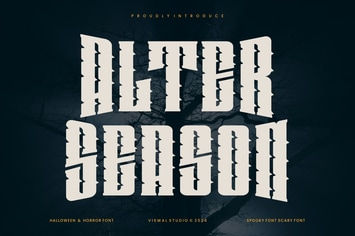 Alter Season - Horror Font