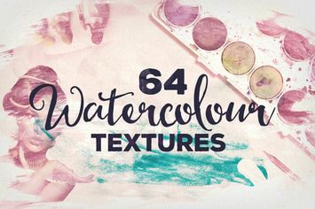 64 Watercolor Textures